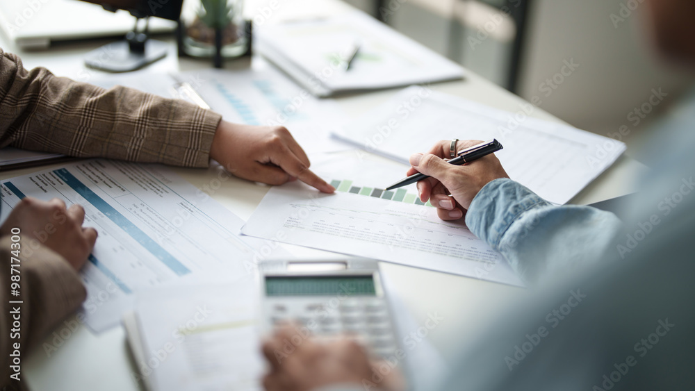 business man Auditor or internal revenue service staff checking annual financial statements company Audit Accounting tax. business man Auditor or internal revenue service staff checking annual financial statements company Audit Accounting tax.