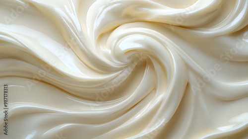 Creamy Swirl Background.