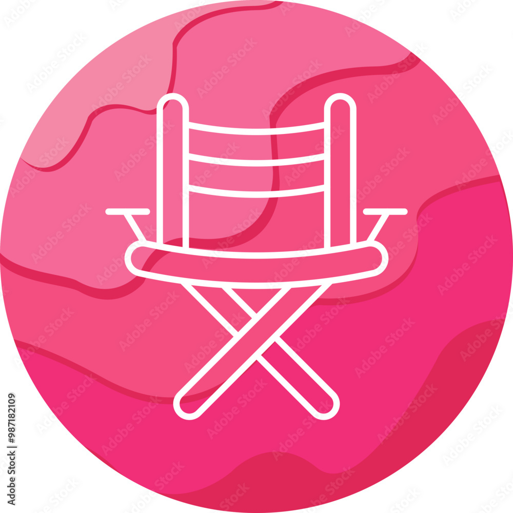 Camping Chair Icon Camping Chair Icon
