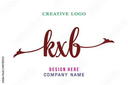 KXB  lettering logo is simple, easy to understand and authoritative