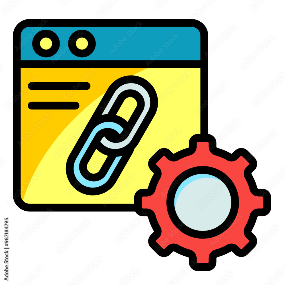 Fototapeta premium Linking Icon