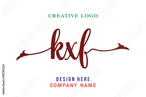KXF  lettering logo is simple, easy to understand and authoritative