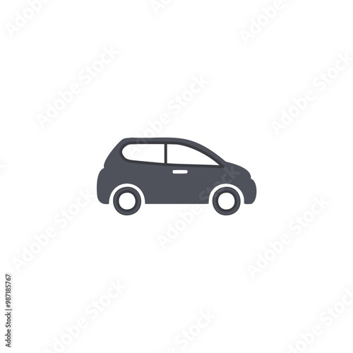 Car related icon on background for graphic and web design. Creative illustration concept symbol for web or mobile app