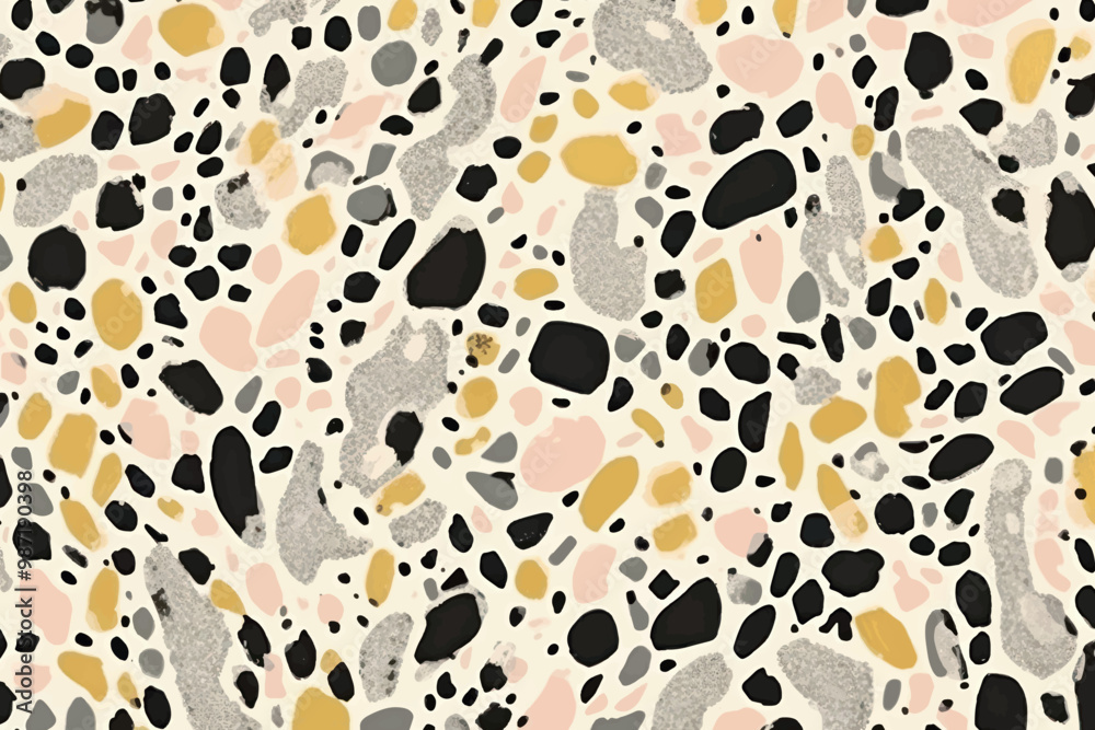 Abstract terrazzo pattern background