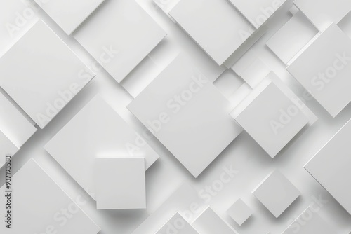 white squares on white background -