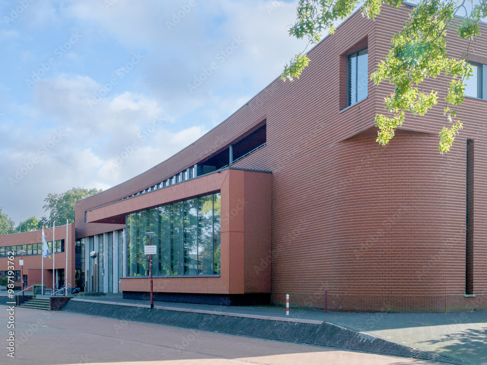 Fototapeta premium Stadhuis Twenteland, Vriezenveen, Overijssel province, The Netherlands