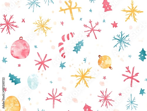 christmas seamless pattern