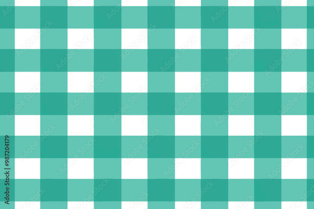 Teal checkered pattern background