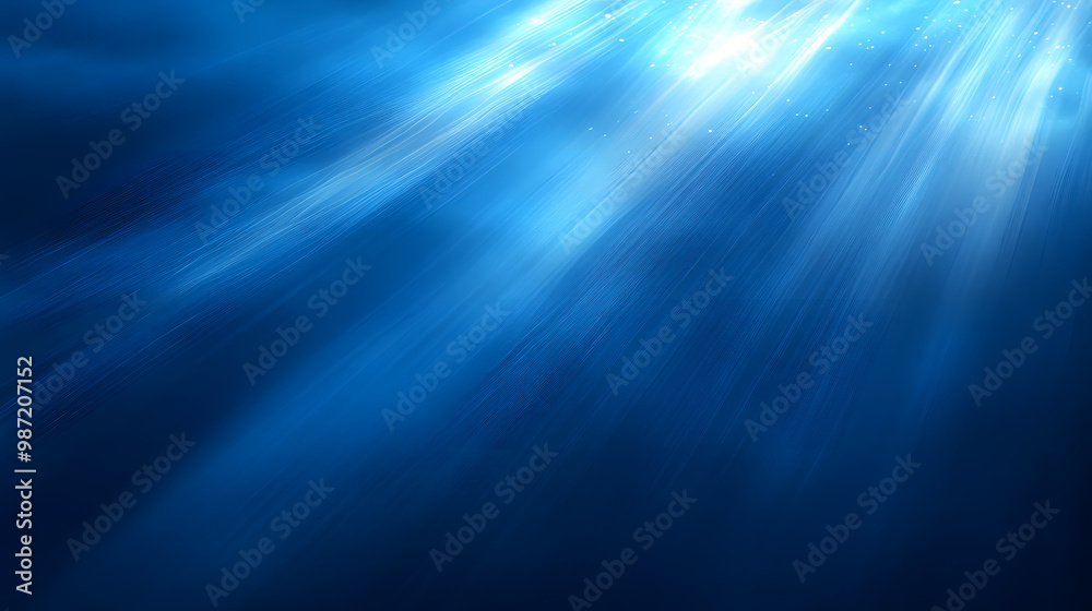 Abstract background of light blue ray and dark blue grainy gradient noise texture for banner design Abstract background of light blue ray and dark blue grainy gradient noise texture for banner design