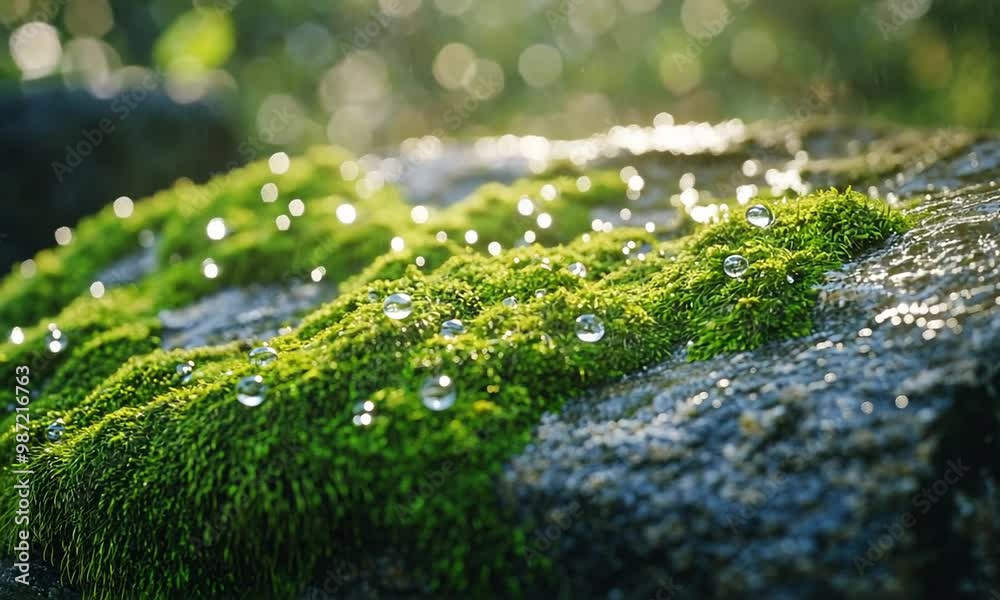 Dewdrops on Moss Dewdrops on Moss