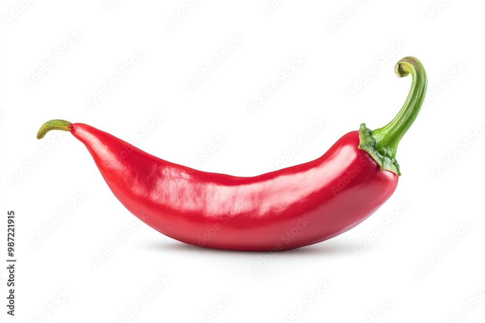 chili red pepper isolated on white background, ai chili red pepper isolated on white background, ai