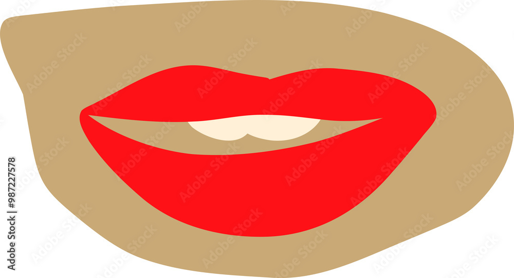 illustration of lips illustration of lips
