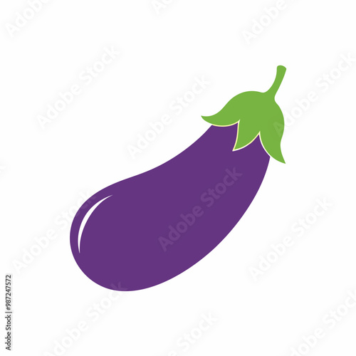  Eggplant Ingredients for Healthy Cooking Vector Illustration Printable Graphic Design