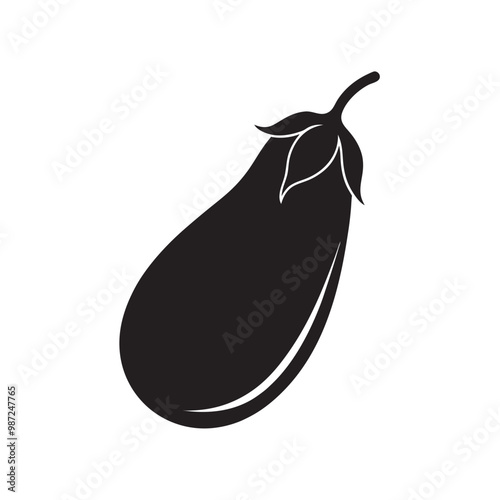  Eggplant Ingredients for Healthy Cooking Vector Illustration Printable Graphic Design