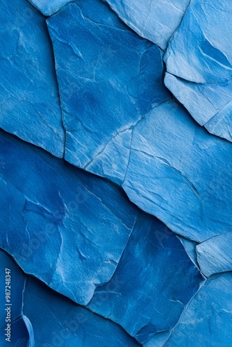 Wallpaper Mural  A detailed shot of a cell phone atop a wavy blue paper backdrop, mimicking the appearance of applied blue paint Torontodigital.ca