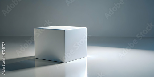 render of a cube, geometry, shape, box,digital, object, three-dimensional, abstract, isolated, symbol, design, geometric