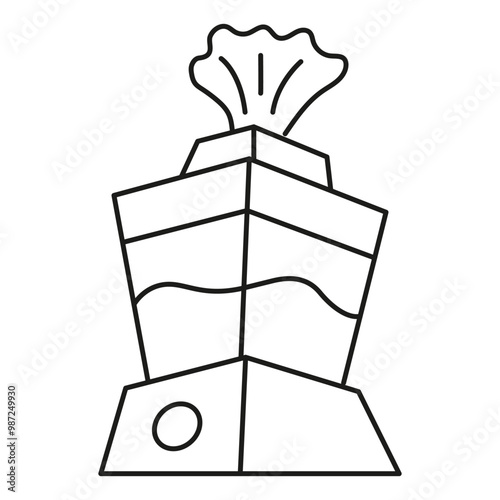 Icon of a humidifier set. Household or office equipment.Humidifier with steam jet.Outline ionizer humidifier.Electronic devices outline collection. Air cleaner.Air purifier.Vector illustration.