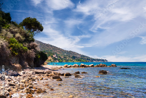 Obraz na płótnie Beautiful sunny view of one of the Zakynthos beaches w salonie