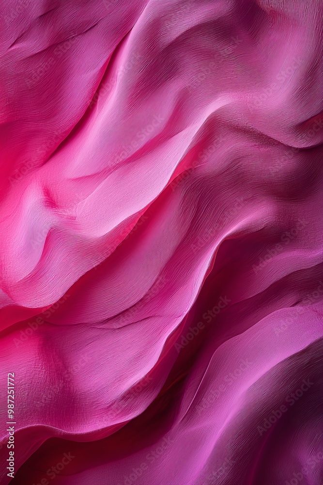 Obraz premium A tight shot of a cell phone's back, displaying a hazy pink wave image