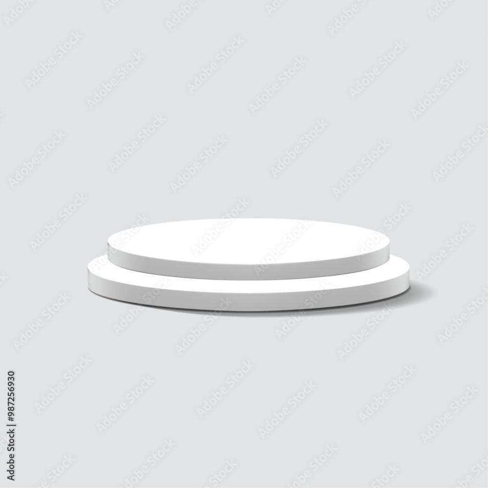 White podium flat vector design White podium flat vector design