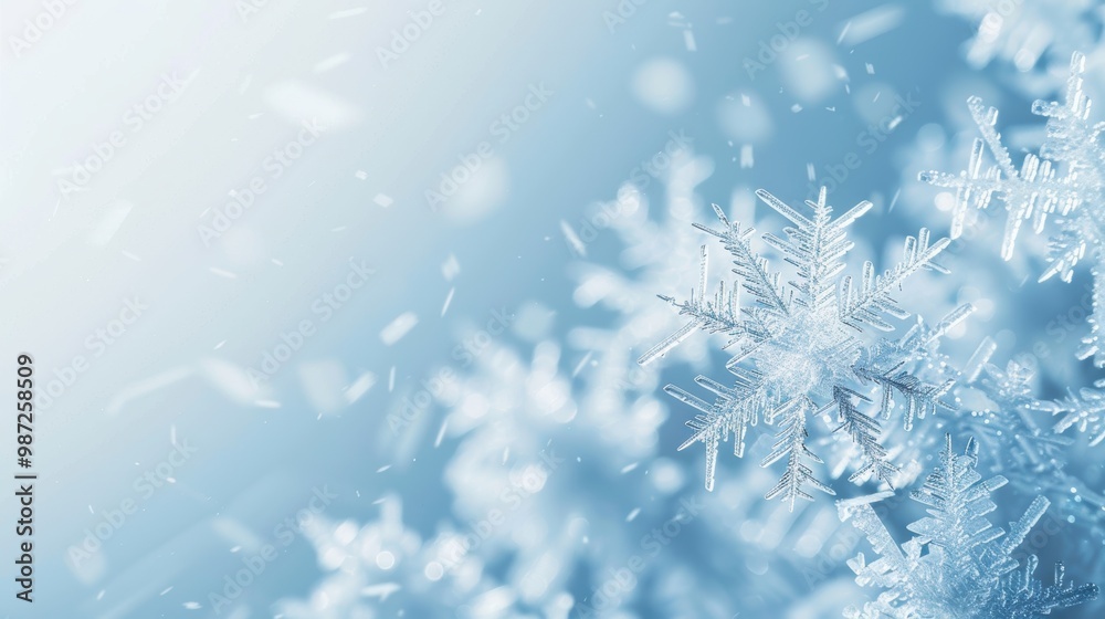 Minimalist Abstract Winter Background with Subtle Frost Textures and Sleek Snowflake Designs Minimalist Abstract Winter Background with Subtle Frost Textures and Sleek Snowflake Designs