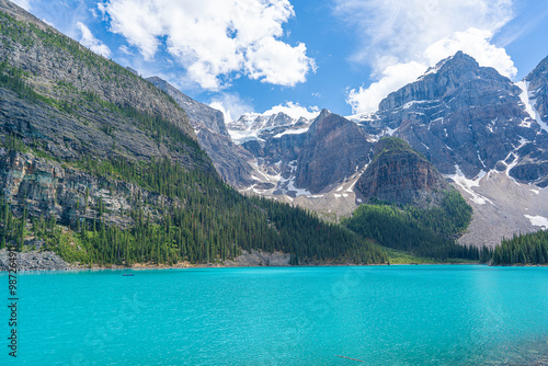 Scenic view around moraine lake area , Canada