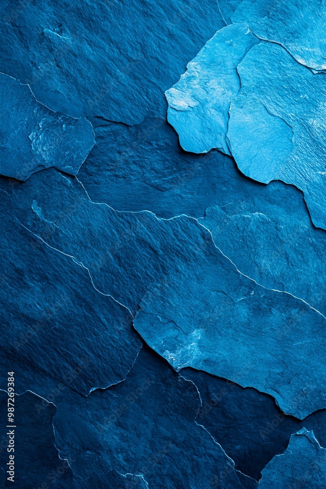 Fototapeta premium A large iceberg floats atop a water body, nearby is a forest teeming with green, leafy trees