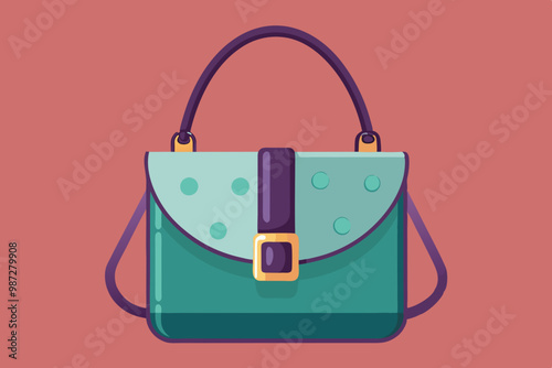  Stylish ladies hand bag vector illustration