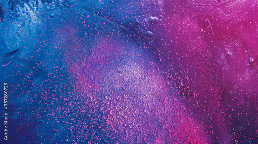 Fototapeta premium grainy purple blue and pink color gradient background