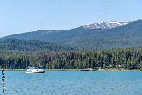 Scenic view of Jasper National Park, Canada photo