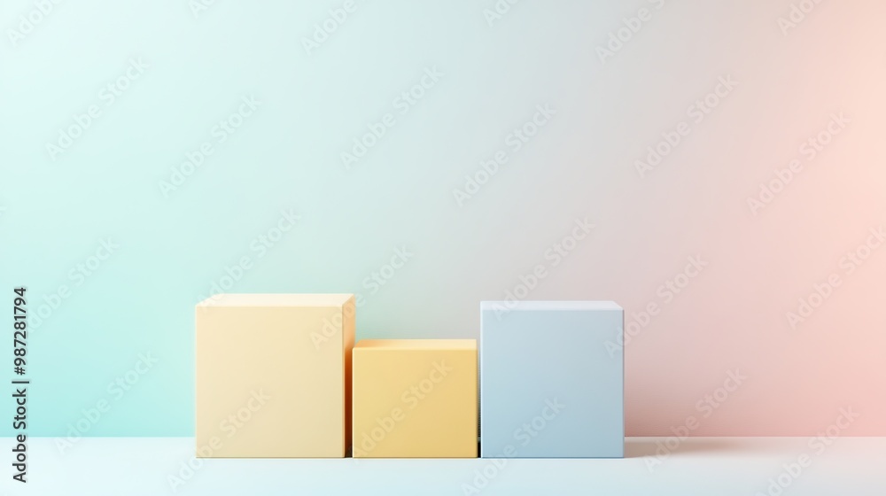Soft Colorful Cubes on Minimal Background Soft Colorful Cubes on Minimal Background