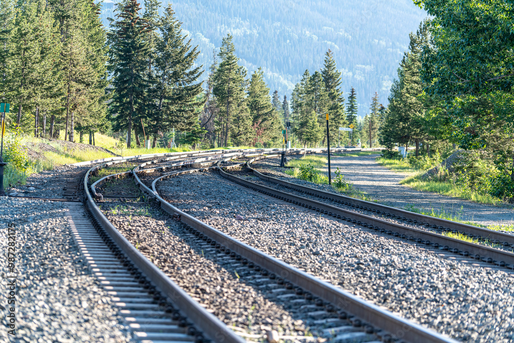 Fototapeta premium Jasper Town in Alberta, Canada