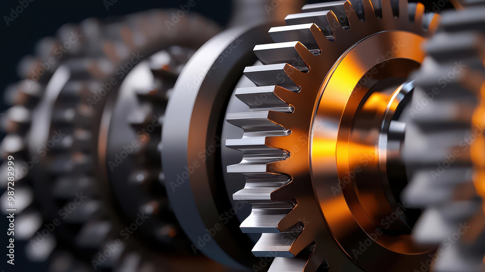 Closeup of a machine s camshaft, with circular lobes arranged in a repeating geometric pattern, highlighting mechanical movement, 3D illustration Closeup of a machine s camshaft, with circular lobes arranged in a repeating geometric pattern, highlighting mechanical movement, 3D illustration