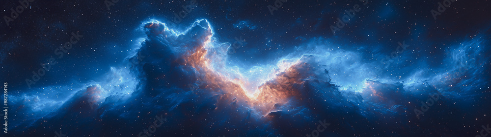 A breathtaking cinematic view of a cosmic storm with electric blue nebulae swirling around, creating an otherworldly and intense space atmosphere. A breathtaking cinematic view of a cosmic storm with electric blue nebulae swirling around, creating an otherworldly and intense space atmosphere.