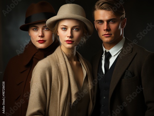 Three women smiling together in a friendly indoor setting
