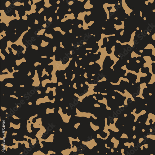 Abstract botanical Floral brush strokes seamless pattern design for fashion textiles, graphics, backgrounds and crafts linen texture leaves silhouettes Chic rustic interior stylish pattern all over