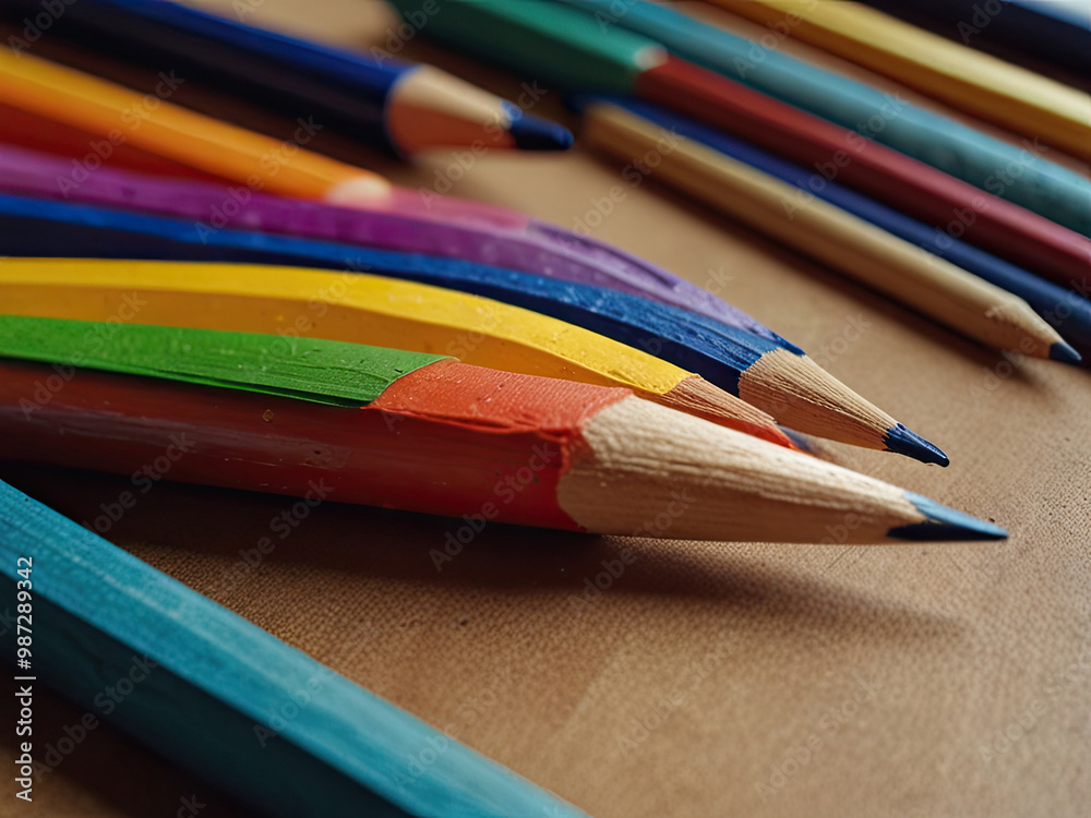 Fototapeta premium pencils art
