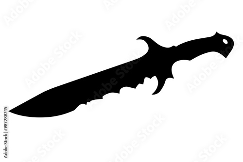 silhouette of a Assault Dagger