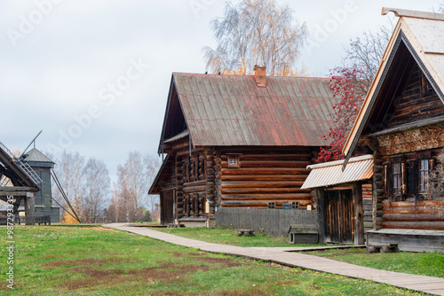 Suzdal. Vladimir region, Russia. Museum of Wooden Architecture and Peasant Life photo