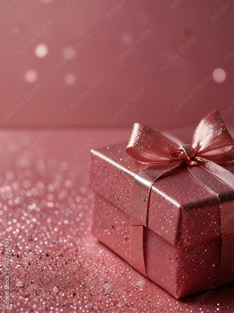 gift box on red gift box on red