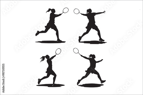 best tenis silhouette vector 2025 ,2026