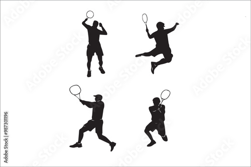 best tenis silhouette vector 2025 ,2026