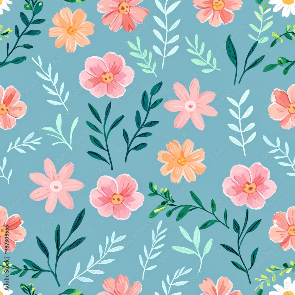 seamless floral pattern seamless floral pattern