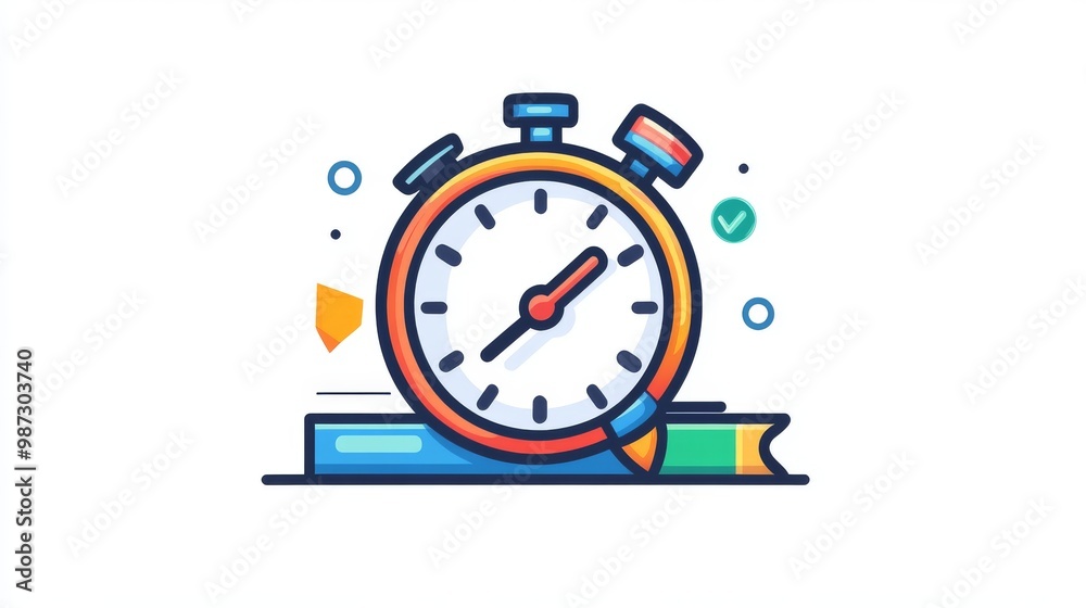 A simple image of an icon showing a task is finished. A simple image of an icon showing a task is finished.