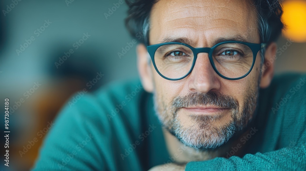 A bearded man with glasses appears deep in thought, his focused expression capturing a moment of contemplation and reflective inspiration in a modern environment. A bearded man with glasses appears deep in thought, his focused expression capturing a moment of contemplation and reflective inspiration in a modern environment.