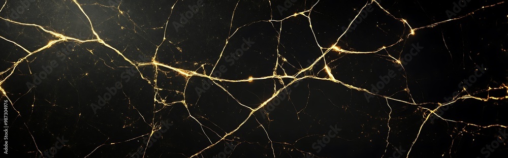 A dark background with a black marble pattern and golden veins. A dark background with a black marble pattern and golden veins.