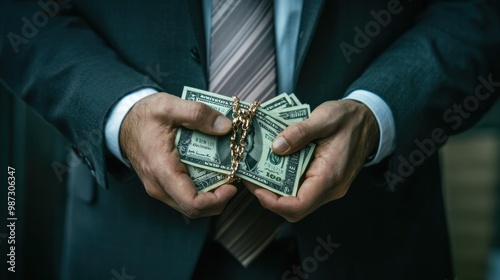 A high-level corporate executive is caught orchestrating a massive embezzlement and fraud scandal