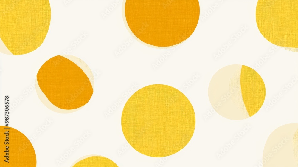 A simple, modern design featuring yellow circles on a plain background. A simple, modern design featuring yellow circles on a plain background.