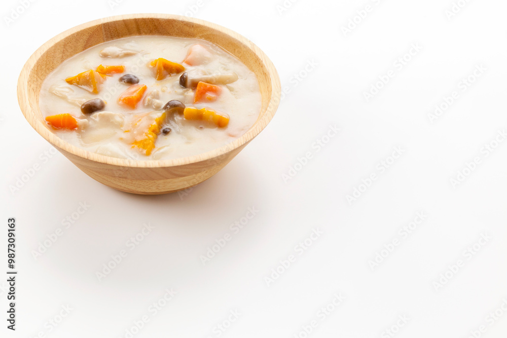 カボチャ入りチキンクリームシチュー