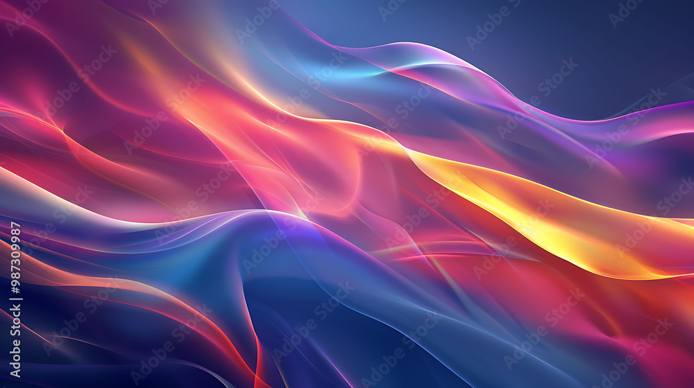 A Symphony Of Colorful Flowing Lines A Symphony Of Colorful Flowing Lines